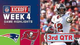 Tampa Bay Buccaneers vs New England Patriots Full Highlights 3rd Quarter | Week 4 - NFL Season 2021