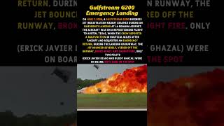 Gulfstream G200 Emergency Landing #shorts