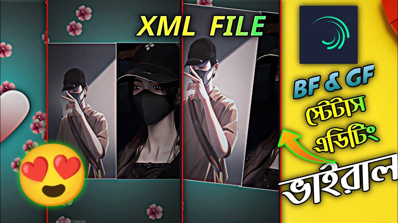 New Viral Bf & Gf Status Video Editing In Alight Motion | Me Tera Bf Tu ...