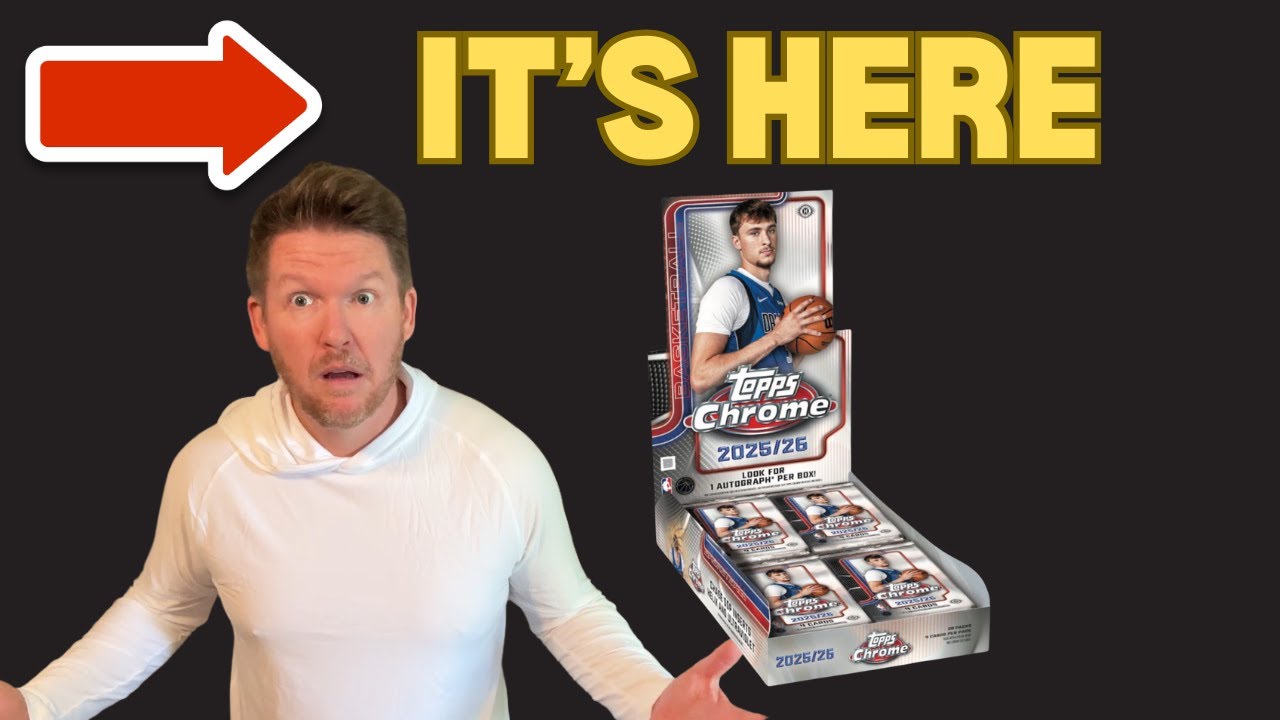 Баскетбол Topps Chrome 2025-26 уже здесь + меня подловили!