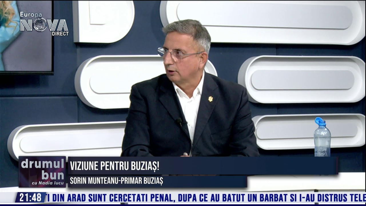 LIVE : Viziune pentru Buziaș! – Drumul Bun cu Nadia Iucu – Tele Europa Nova – 26.11.2024
