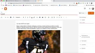 Details How To Add A New Blog Post to Your Existing Blogger Blog Guide