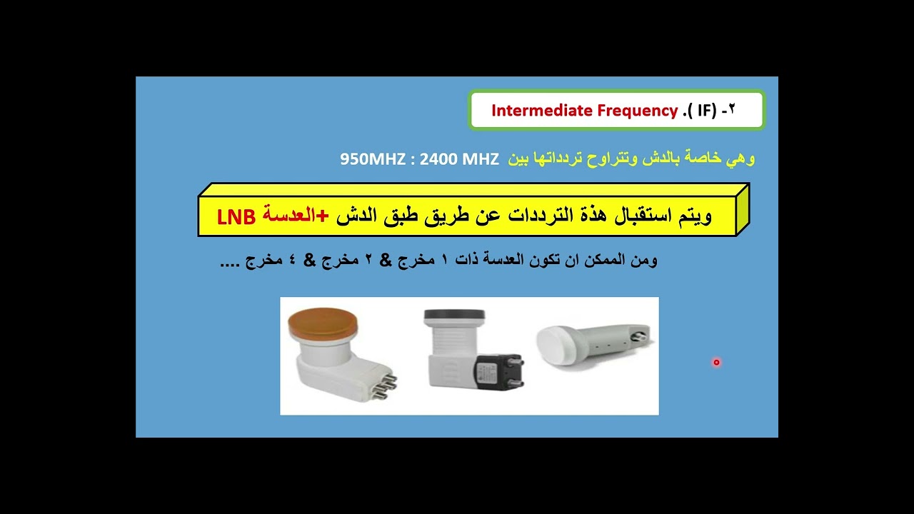 الجزء الاول (نبذة عن الدش المركزي)