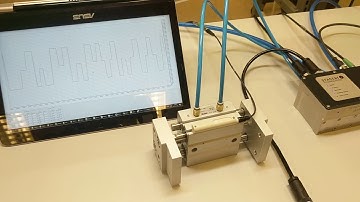 Pneumatic Gripper finger positioning with feedback