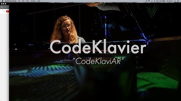 CodeKlaviAR - Piano live coding AR visuals