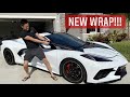 C8 CORVETTE WRAP SERIES PT. 1 ( Wrap and Rear Bumper Removal )