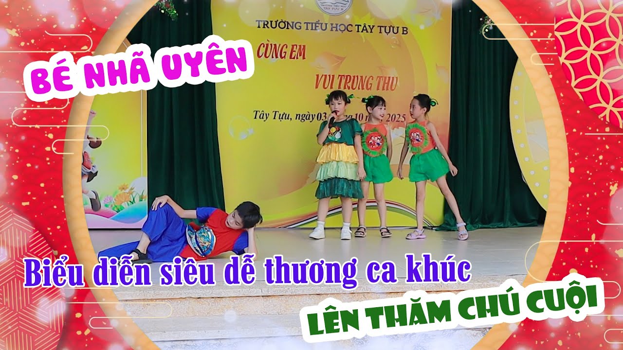 Bé Nhã Uyên biểu diễn ca khúc 