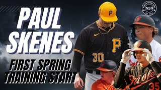 Paul Skenes Making His 2024 Spring Training Debut Vs. Baltimore Orioles | Pittsburgh Pirates