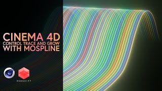 Cinema 4D and Redshift  Make this with Mospline (Follow up)