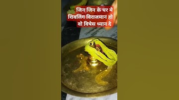 जिन जिनके घर मे शिवलिंग विराजमान हो वो विषेस ध्यान दे #pandit_pradeep_ji_mishra #ravish #archana