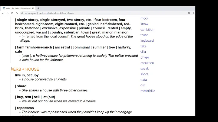 English Language I- Facultad de Lenguas- Video 4- Ozdic Dictionary