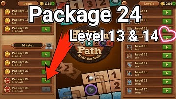 Roll the ball Hidden path || Master  || package 24 || Level 13 || Level 14 || All Level