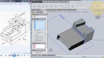 SolidWorks Surface Beginners|Exercise 28|Practice session Tutorial