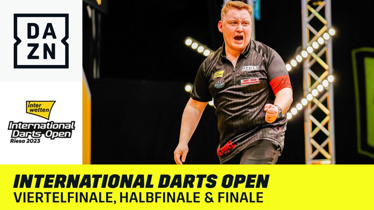Schindler noch dabei! Wer holt sich den 100. EuropeanDartsTitel? International Darts Open