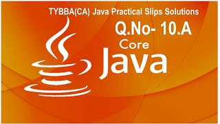 Q.10.A. Java program to count the frequency of each character in a given string. TYBBA(CA).
