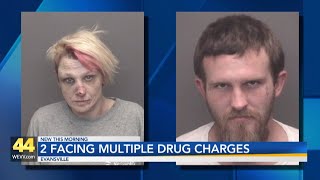 Two arrested after drugs found at Evansville duplex