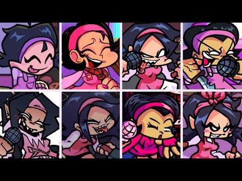 Friday Night Funkin' - Gossip Retake but everytime it's Nene turn a Different Skin Mod is used