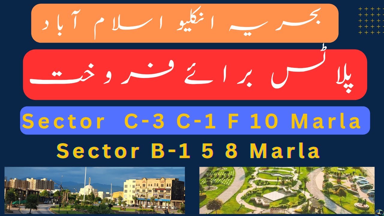 Bahria Enclave 5 8 10 Marla Plots For Sale Visit & Commercial back Plot