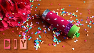 DIY Confetti Party Popper || Easy handmade paper craft ideas 🎉🎈