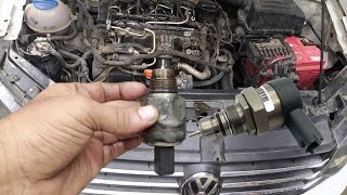 P008700 | p228c00 | fuel rail system pressure too low | VW vento engine starting problem
