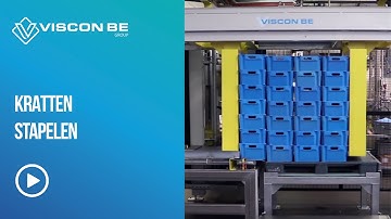 Kratten stapelen - Stacking of crates - Belgosuc Beernem