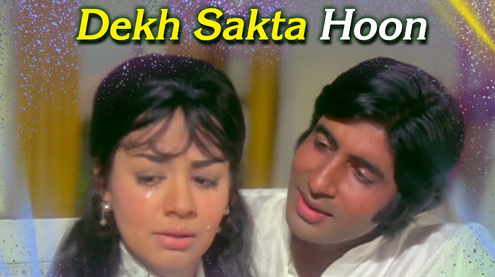 Nahin Dekh Sakta Tujhe Rote Huye | Raksha Bandhan | Amitabh | Farida