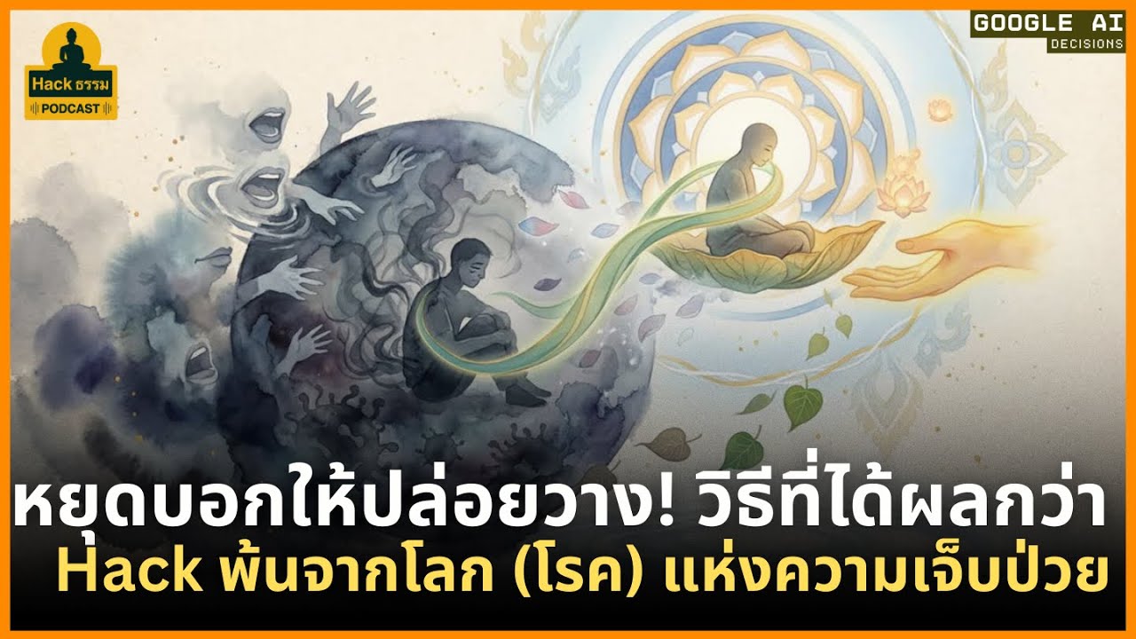 หยุดบอกให้ปล่อยวาง! วิธีที่ได้ผลกว่า | Hack พ้นจากโลก (โรค) แห่งความเจ็บป่วย