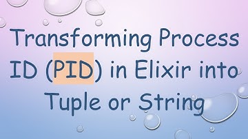 Transforming Process ID (PID) in Elixir into Tuple or String