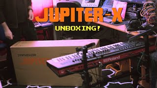 Roland Jupiter-X Quick Unboxing!!!