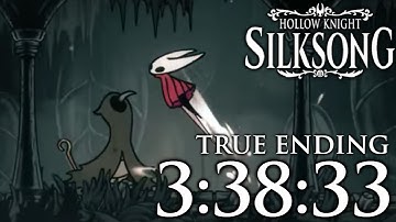 Hollow Knight: Silksong True Ending Speedrun in 3:38:33! (Second Place)