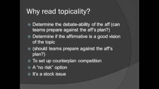 Topicality