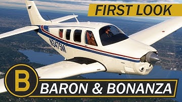 Black Square Baron & Bonanza Professional MSFS - First Look