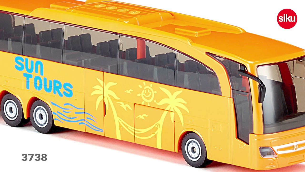 Siku 3738 Super Mercedes Benz Travego Coach Scale 1:50 - YouTube