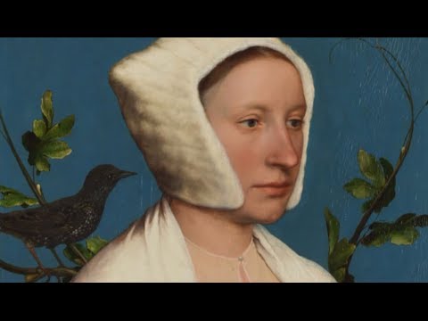 Hans Holbein the Younger 39 Lady with Squirrel and Starling39  Paintings  National Gallery London