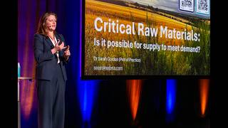 Sarah Gordon Critical Raw Materials Is it possible for supply to meet demand