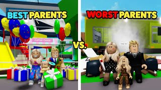 BEST Parents VS. WORST Parents.. (Roblox Brookaven)