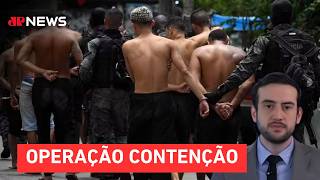 Um ano após megaoperação no RJ, 33 alvos continuam foragidos; Mehero comenta