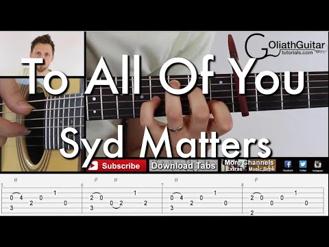 To All Of You - Syd Matters