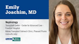 Dr. Emily Joachim, nephrologist