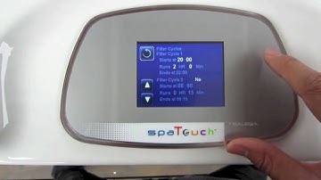Operating Spa Touch Filter Cycles Tutorial By Hot Tub Suppliers