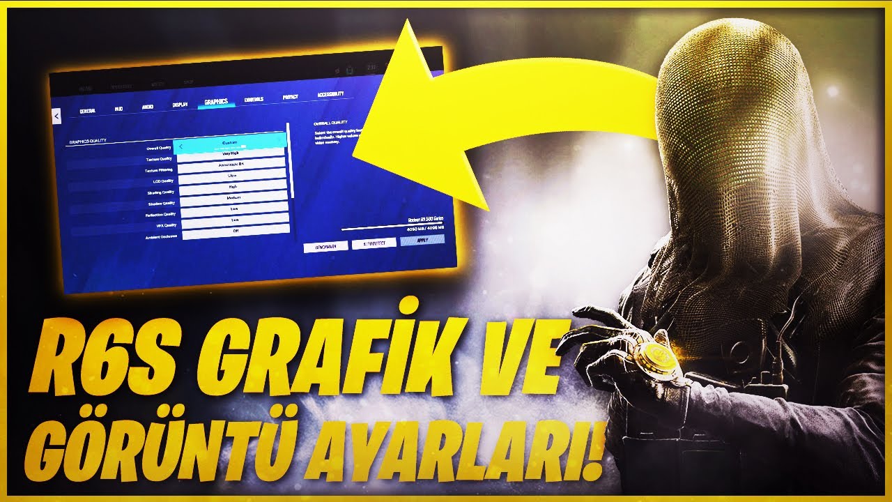 R6S'DE FPS'NİZİ ARTTIRACAK GRAFİK AYARLARI! | 2024 EN GÜNCEL AYARLAR ...