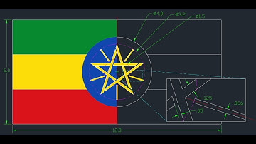 AutoCAD Time Attack, TM*: The Flag of the Federal Democratic Republic of Ethiopia | National Anthem