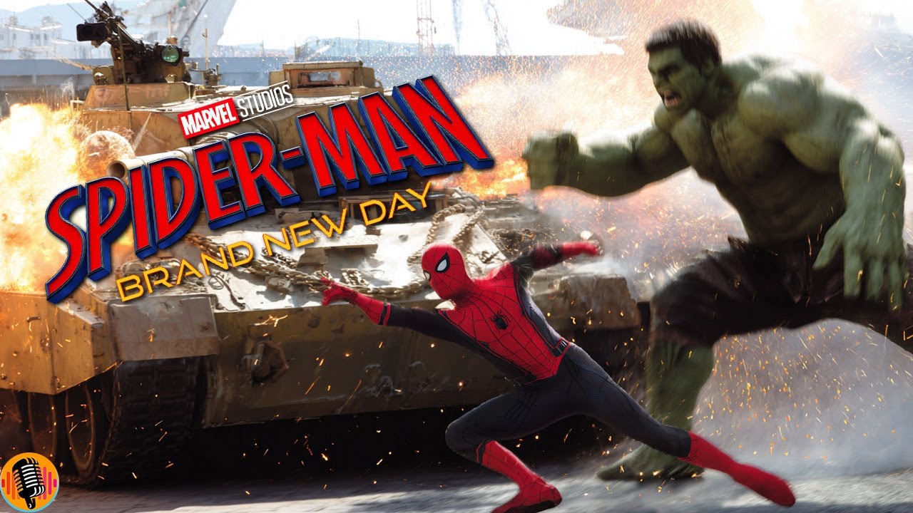 The HULK is on set of Spider-Man Brand New Day