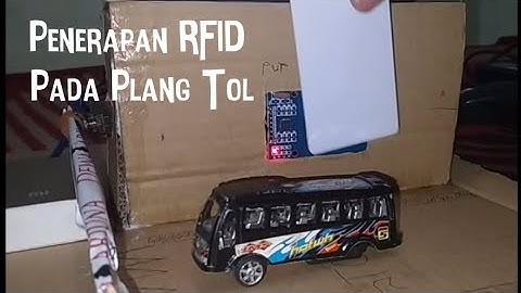 UJI COBA KONSEP PENERAPAN RFID PADA PLANG PINTU TOL