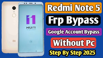 Redmi Note 5 Frp Bypass Miui 11 | Redmi Note 5 Google Account Bypass | Redmi Note 5 Frp Bypass |