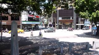 台中市府路與公園路口街景1040609 ~~夏蟬叫聲