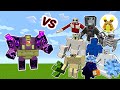 Ender Guardian vs. Various Bosses in Minecraft