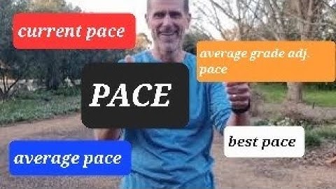 Pace metrics I use on my Garmin Instinct 2S