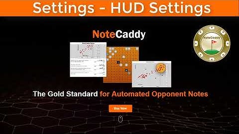 NoteCaddy: Settings - HUD Settings