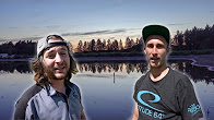 Who threw it farther? Disc Golf Adventure